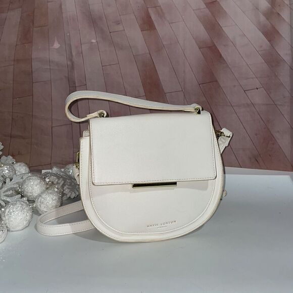 Katie Loxton London Leather Crossbody White Small - Picture 13 of 13